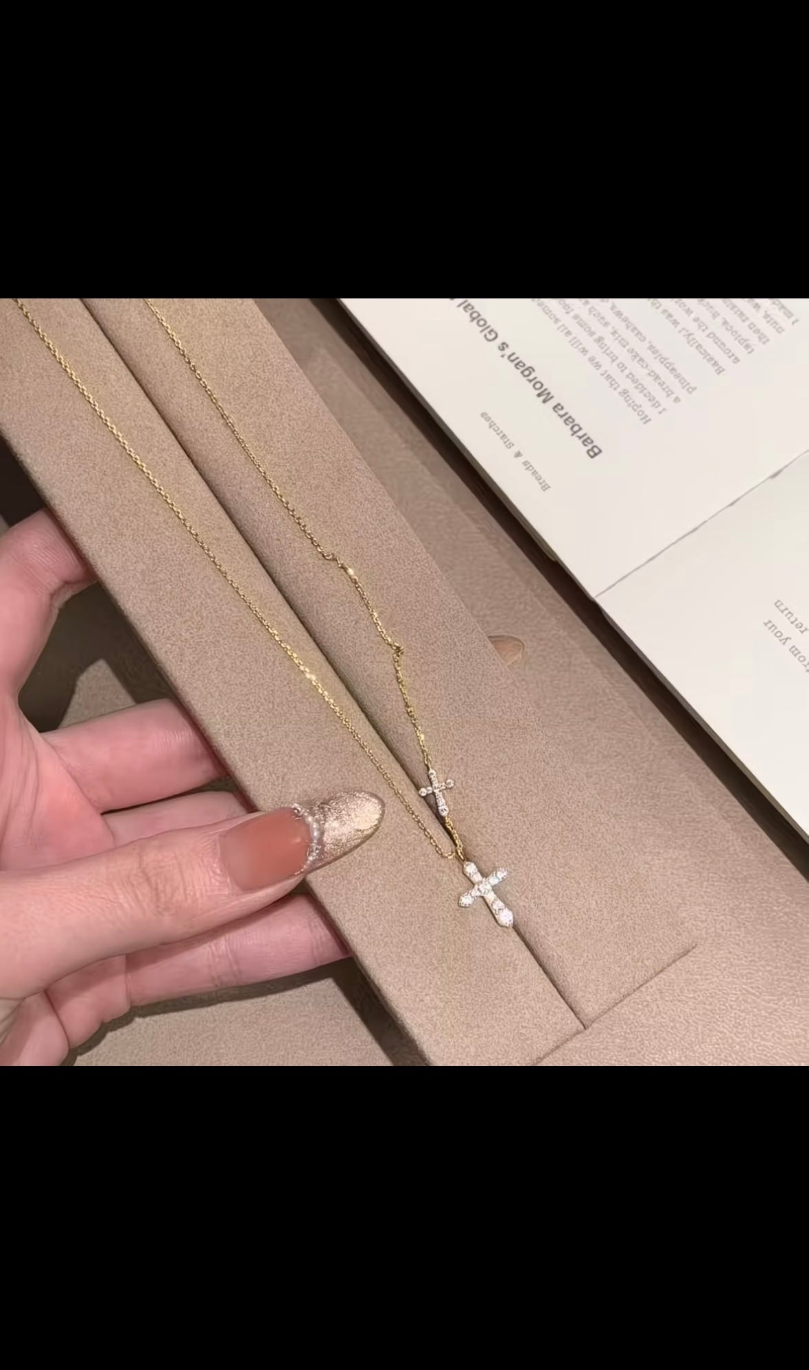 FAITH WITHIN - Double Cross Necklace
