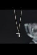 THE PROMISE- Double Cross Necklace