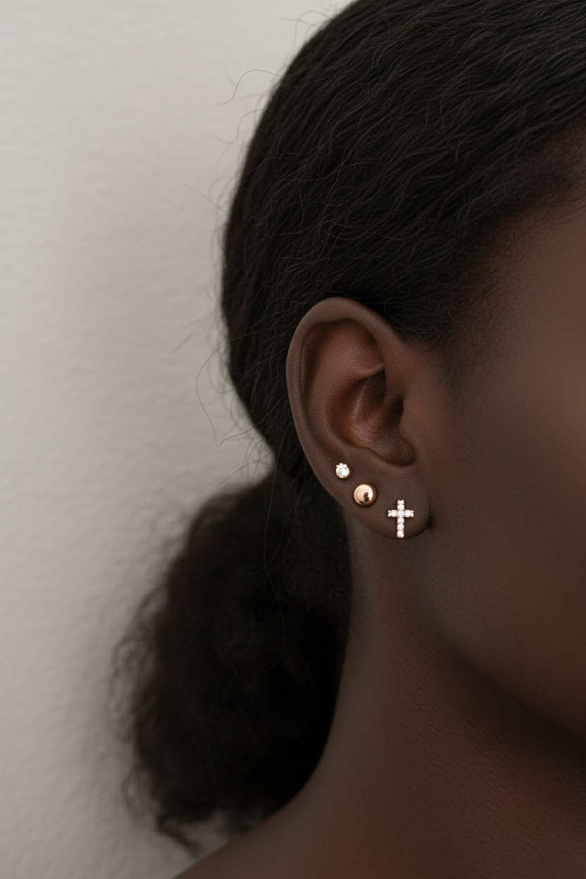 HEAVENLY SIGN - Cross Earrings
